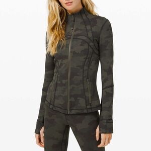 Lululemon define jacket full zip luon 6 heritage 365 camo dark olive green multi